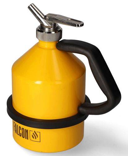 FALCON Sicherheitskanne aus Stahl, lackiert, mit Feindosierhahn, 2 Liter-2