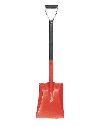 Schaufel mit D-Griff aus Polypropylen (PP), korrosionsfrei, 98 cm Gesamtlänge-0