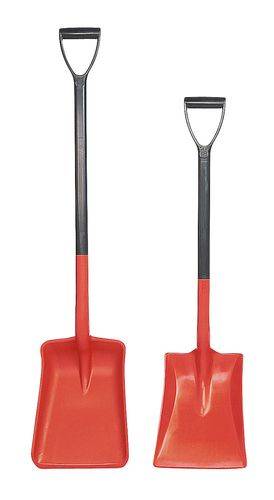Schaufel mit D-Griff aus Polypropylen (PP), korrosionsfrei, 98 cm Gesamtlänge-1