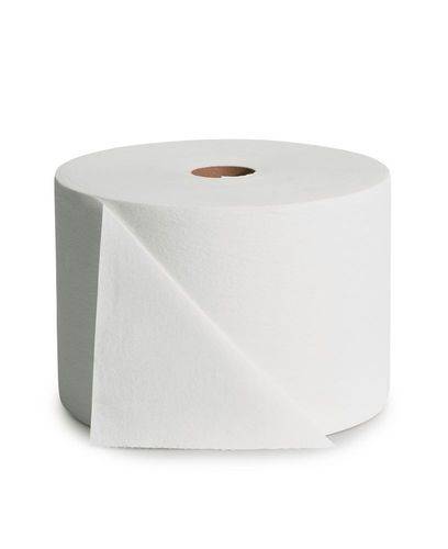 Saugstarke Reinigungstücher aus Zellulose, besonders weich, weiß, 1 Palette, 36 Rollen-1