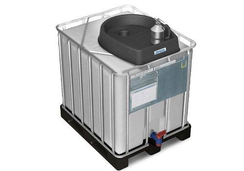 FALCON IBC-Trichter aus Kunststoff (PE), 30 Liter, runde Version, Ablauföffnung Ø 100 mm-0
