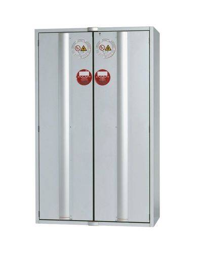 asecos Feuerbeständiger Gefahrstoffschrank GT 1200-4 "touch-less", 4 Auszugswannen, 2-türig, grau-4