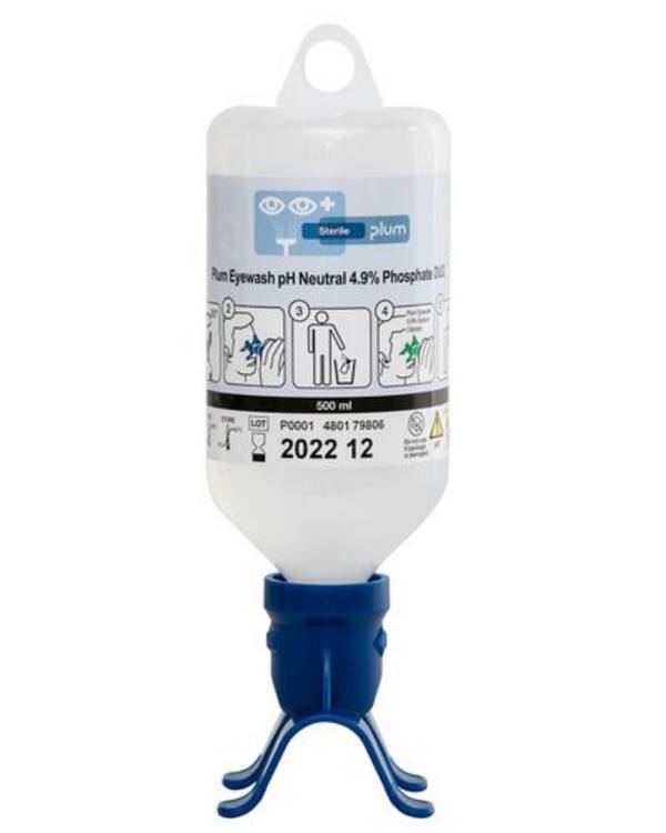 Augenspülflasche DUO, mit 500 ml ph-neutraler Phosphatpufferlösung