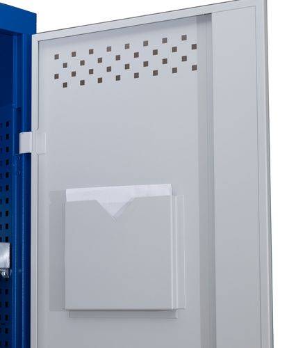 Chemikalienschrank Protect CS 104, mit Flügeltüren, incl. Bodenwanne und 3 Auffangwannen-1