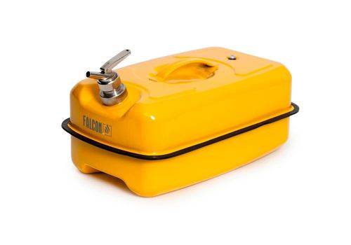 FALCON Sicherheitsbehälter aus Stahl, lackiert, mit Feindosierhahn, 20 Liter-1