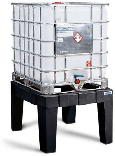 Lagerbock für base-line IKBR / IKBS aus Polyethylen (PE), grau