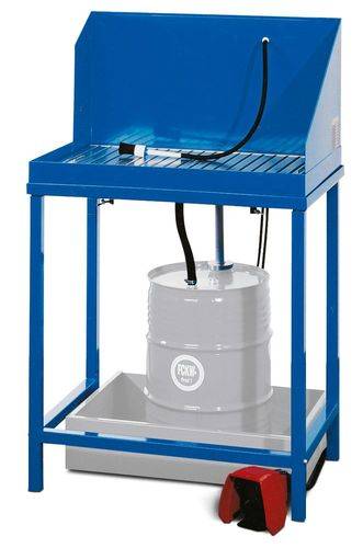 Teilewaschgerät K50 mit Anschluss für ein Fass à 50 Liter Kaltreiniger, stationär-0