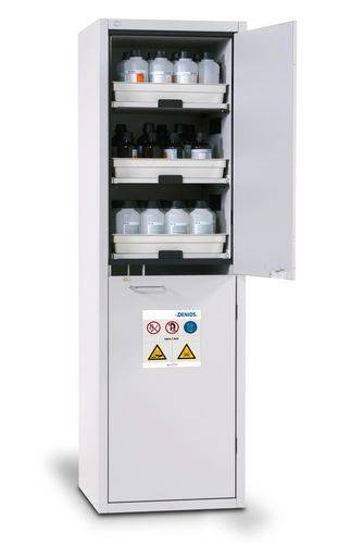 asecos Säuren- und Laugenschrank SL 606 mit Türanschlag rechts und 6 Auszugswannen-0