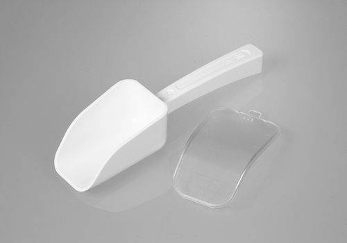Probenschaufel LaboPlast PS weiß, mit Deckel, Inhalt 25 ml, einzeln verpackt, Pack à 10 Stück-1