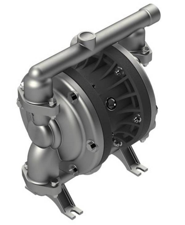 Druckluft-Doppelmembranpumpe, ATEX, 1/2'', aus Edelstahl / NBR