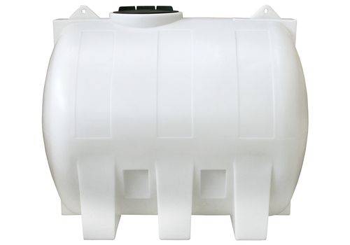 Horizontaltank aus Polyethylen (PE), 2500 Liter Volumen, natur-transparent-0