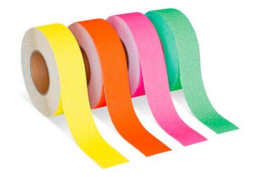 m2-Antirutschbelag™, Signalfarbe, orange, Rolle 50 mm x 18,3 m-1