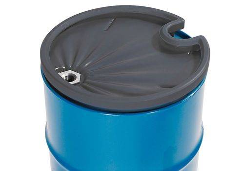 FALCON Fasstrichter aus Polyethylen (PE), 5 Liter, mit Adapter und Deckel-1