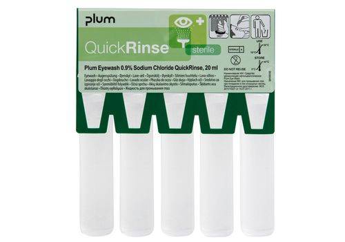 QuickRinse Augenspülampullen, Nachfüllung für QuickSafe Box, VE=4 x 5 Ampullen à 20 ml-0
