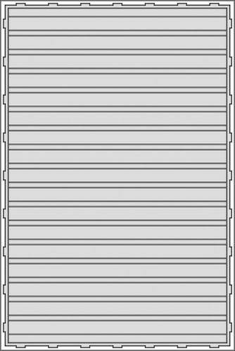 Kleingebindewanne classic-line aus Stahl, verzinkt, 60 Liter, 766x1186x100-2