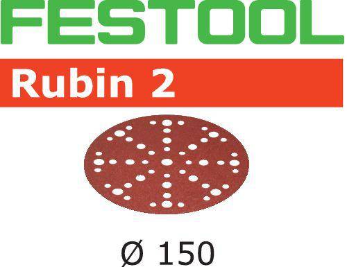 Festool 10x Rubin Schleifscheiben STF D150/48 P60 RU2/10 - 575179-0