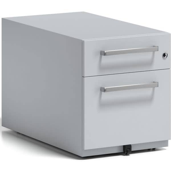 Rollcontainer Note Griff 1 Schublade 1 HR-Schublade lichtgrau-1
