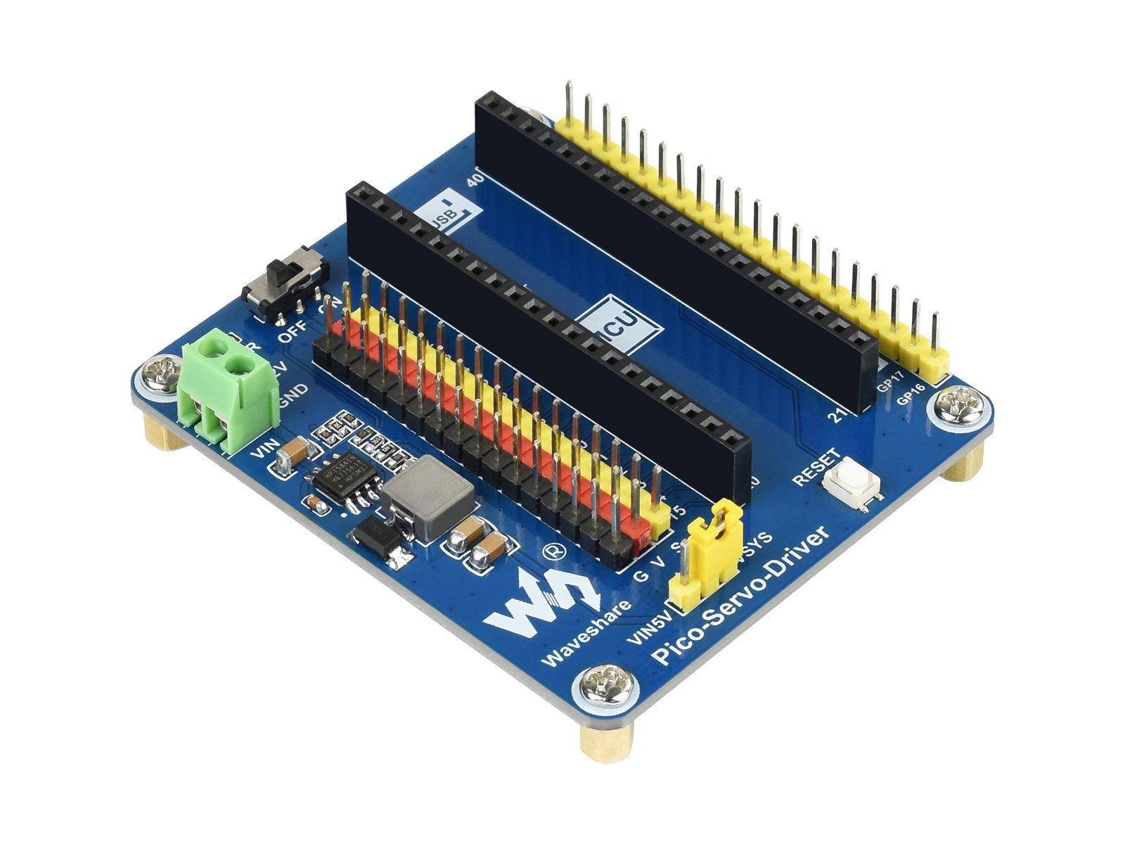 Servo-Treiber-Modul für Raspberry Pi Pico-0