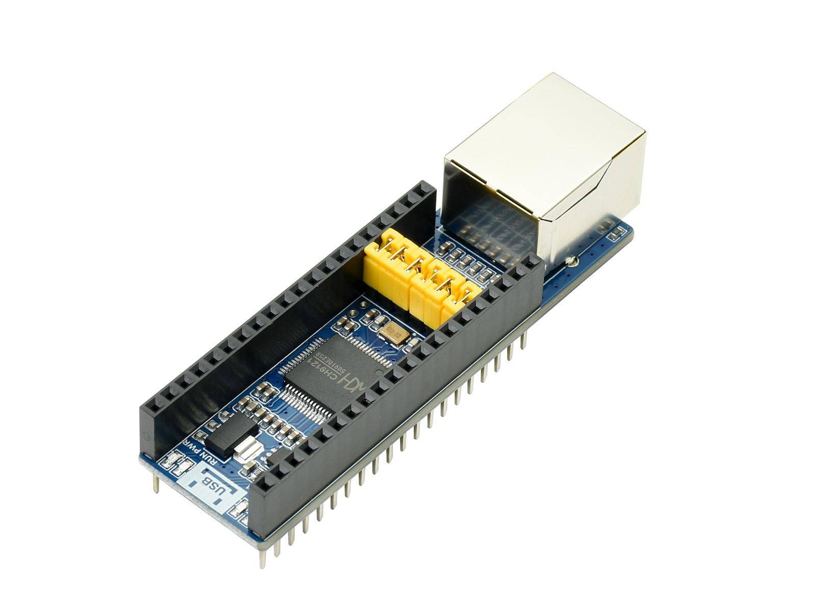 WaveShare Ethernet to UART Converter for Raspberry Pi Pico, 10/100M Ethernet-1