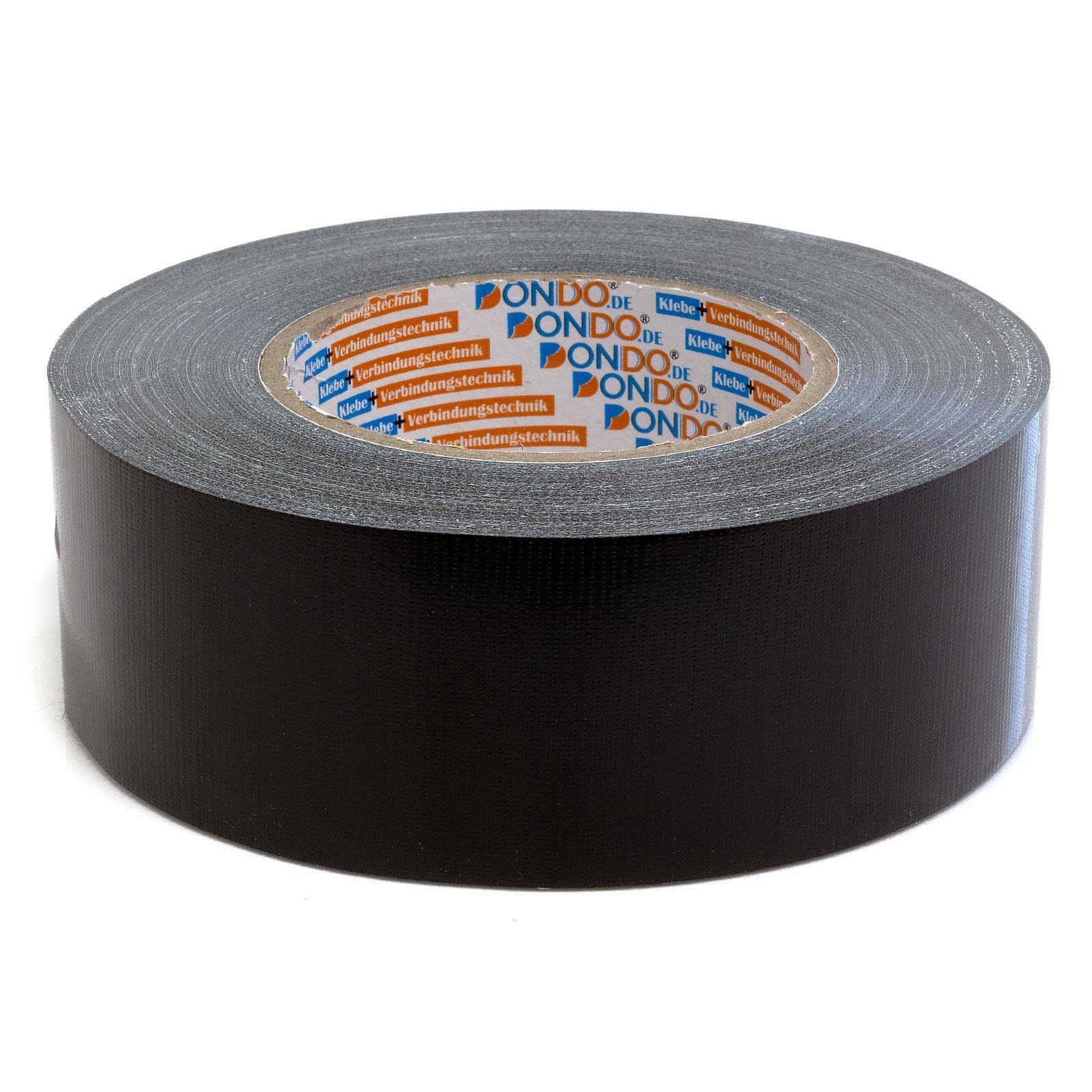 Panzertape Dontex-Pro Gewebeband schwarz Gaffa 50mm x 50m