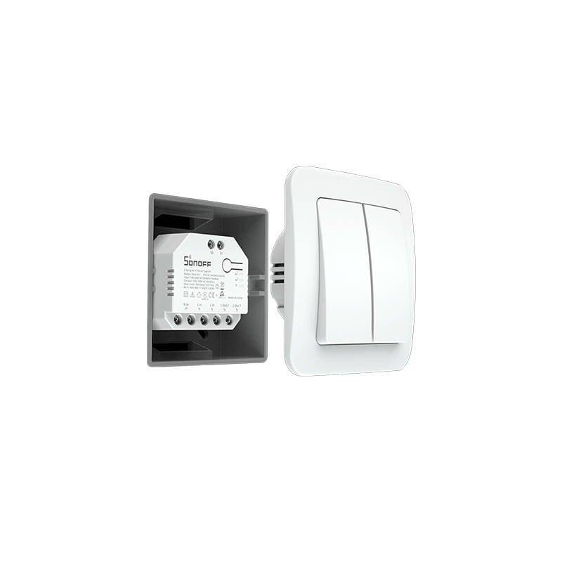 Sonoff Dual R3 Dual Relay Smart Switch, 2-Kanal Schaltaktor, WiFi-3