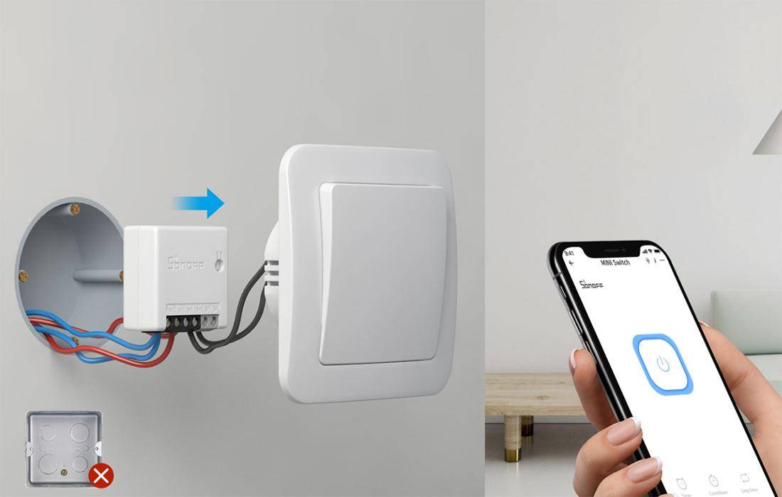 Intelligenter ZigBee-Schalter Sonoff ZBMINI-2