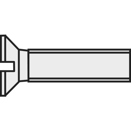 TOOLCRAFT 839948 Senkschrauben M2.5 10 mm Schlitz DIN 963 Kunststoff, Polyamid 10 St.
