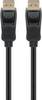 Goobay 49961 DisplayPort Kabel 1.2 Monitorkabel / UHD 4K @ 60Hz / DP Stecker Bildschirmkabel 10,8 Gbits / Schwarz / 5m