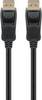 Goobay 65925 DisplayPort Kabel 1.2 Monitorkabel / UHD 4K @ 60Hz / VESA Bildschirmkabel 21,6 Gbit/s / Schwarz / 5m