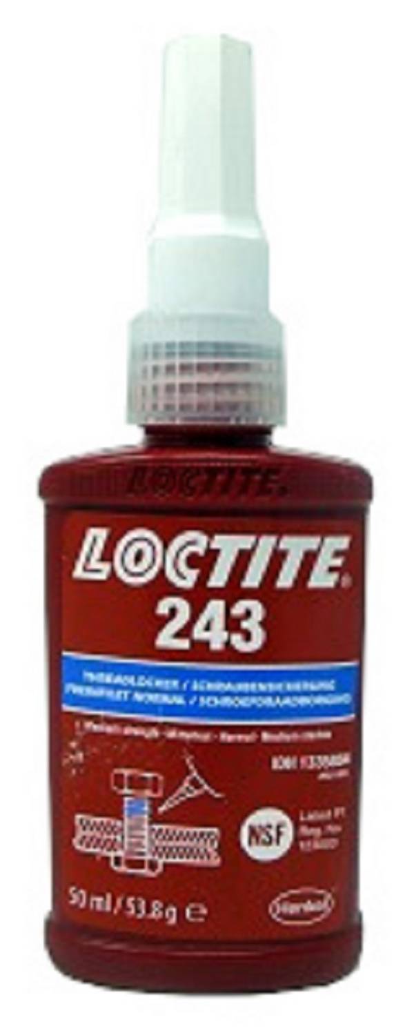Loctite, Schraubensicherung, mittelfest bis M 36, -55°C bis +150°C, 18-23 Nm 50 ml