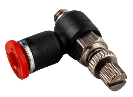 Drosselrückschlagventil zuluftregelnd, MSV R 1/8 Zoll, 6 mm-0