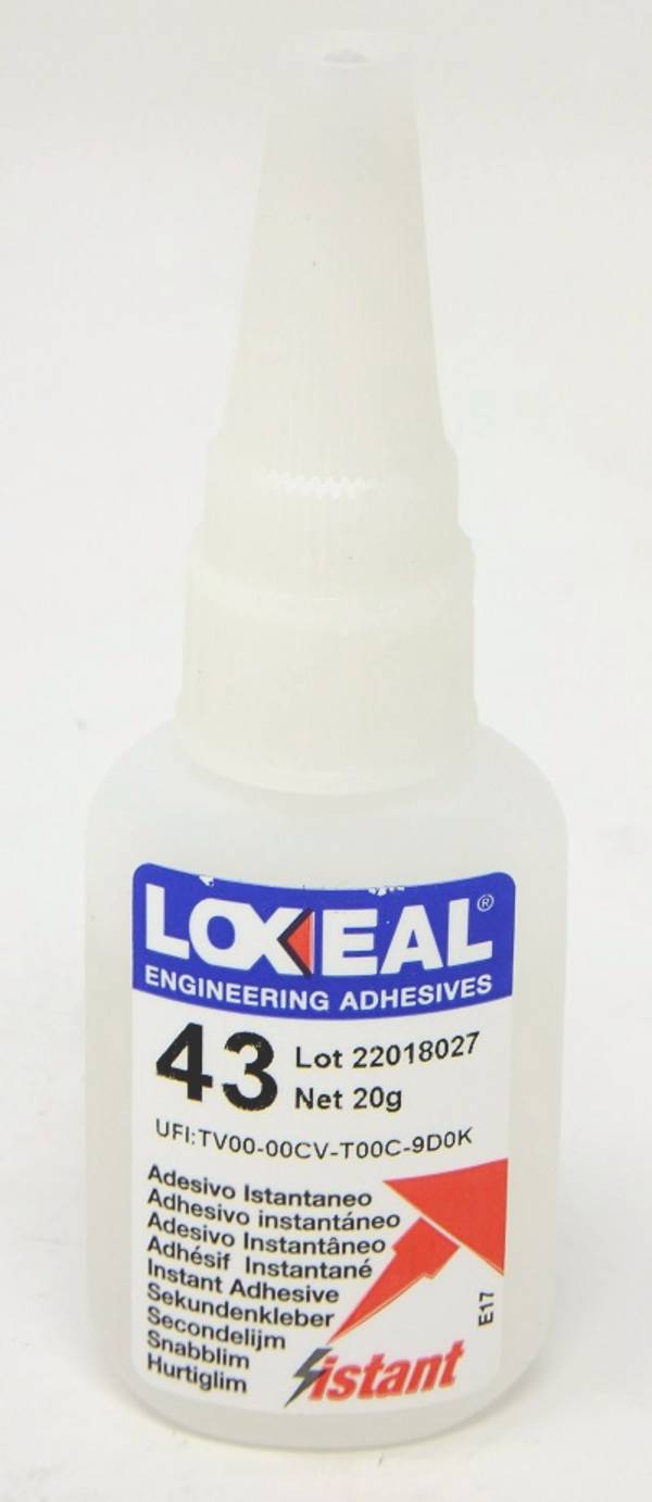 Loxeal Sekundenkleber (Cyanacrylat- Klebstoff), Metall/Kunststoff, -50°C bis +80°C, 20 g