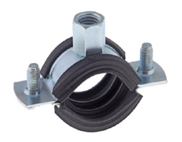Fischer- Rohrschelle, SBR/EPDM Einlage STV M8/M10, 1800 N 80 - 92 mm