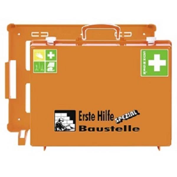Erste Hilfe- Koffer, DIN 13157 (klein) Baustelle, 400 x 300 x 150 mm