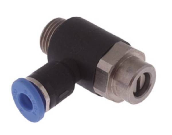 Drosselrückschlagventil abluftregelnd, MSV M 5, 4 mm