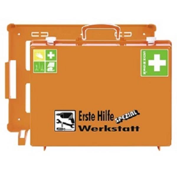 Erste Hilfe- Koffer, DIN 13157 (klein) Werkstatt, 400 x 300 x 150 mm
