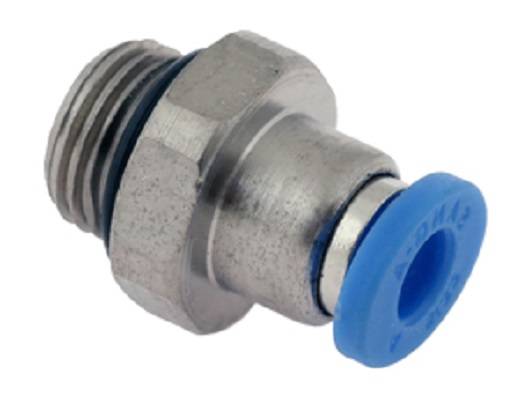 Steckverschraubung mit zylindrischem Gewinde gerade, MSV/PA 66, G 3/8 Zoll, 6 mm-0