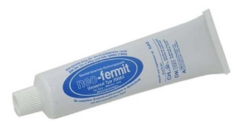 Dichtungspaste für Hanf- oder Flachseindichtung, Tube, giftfrei neo- fermit-0