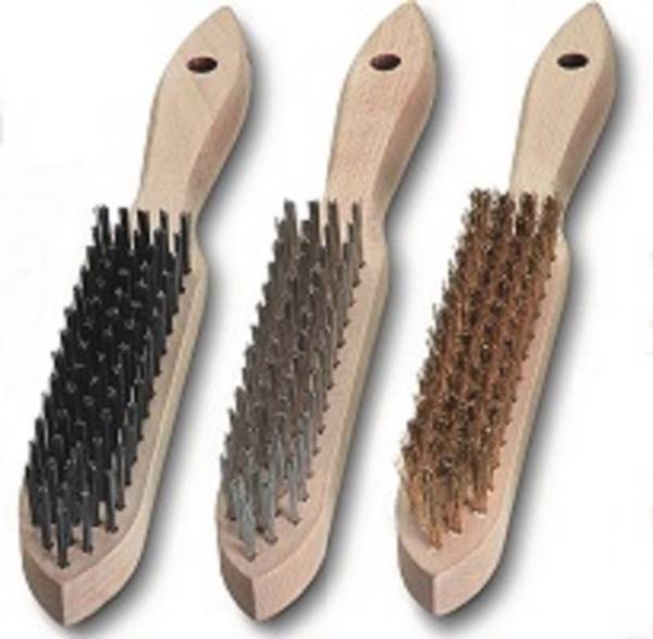 Handdrahtbürste, Standard, MS, gewellt, 25,0 mm, 0,35 mm, 5 Drahtreihen