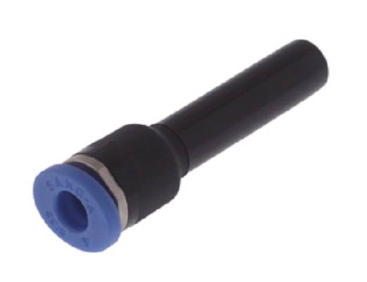 Steckverbindung reduziert mit Stecknippel, gerade, MSV/PA 66, 10 mm 8 mm-0