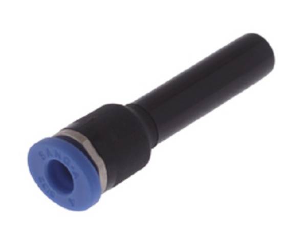 Steckverbindung reduziert mit Stecknippel, gerade, MSV/PA 66, 10 mm 8 mm