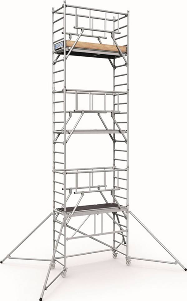Fahrgerüst PaxTower S-PLUS 1T Arbeits-B600xL1800mm Alu.Gerüsthöhe 6650mm 2 kN