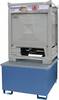Auffangwanne 1000l L1300xB1360xH790mm Stahlbl.m.Gitterrost himmelblau LACONT