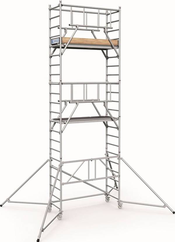 Fahrgerüst PaxTower S-PLUS 1T Arbeits-B600xL1800mm Alu.Gerüsthöhe 5650mm 2kN