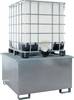 Auffangwanne 1000l L1300xB1360xH790mm Stahlbl.m.Gitterrost verz.LACONT