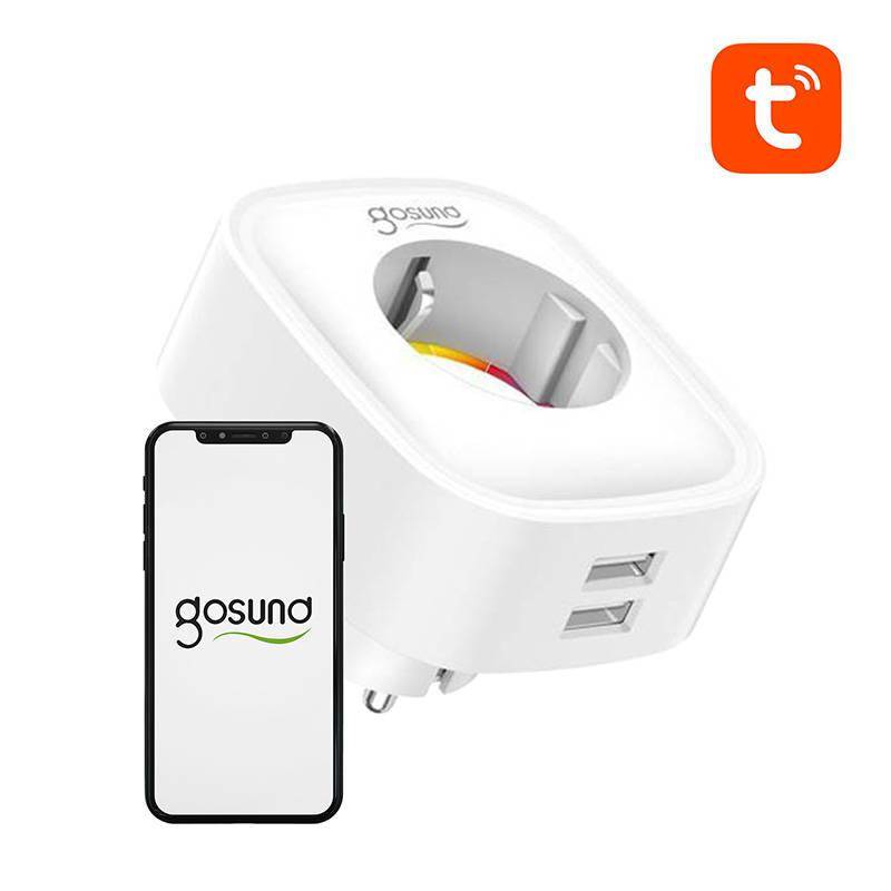 Gosund NiteBird SP112, Smart Wi-Fi Plug, WLAN Steckdose mit 2x USB-1