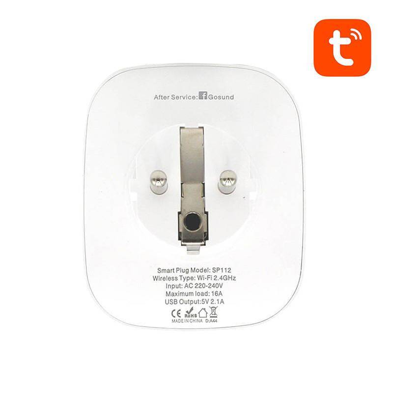 Gosund NiteBird SP112, Smart Wi-Fi Plug, WLAN Steckdose mit 2x USB-3