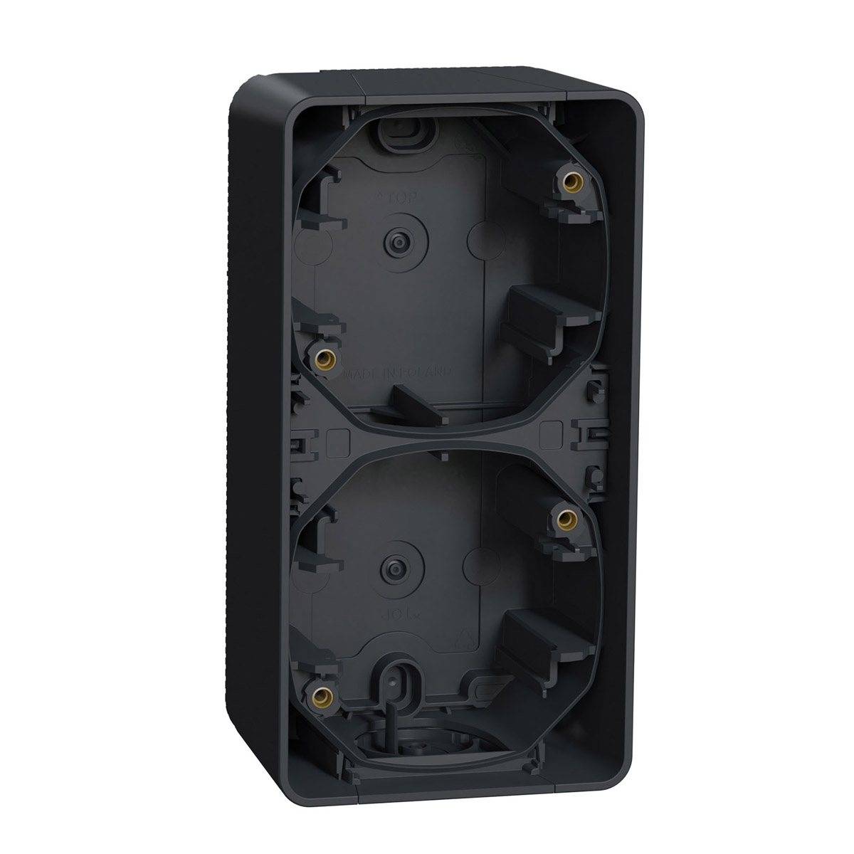 Schneider Electric Mureva Styl Abzweigdose, 2-fach, Polypropylen, 147mm, 54 mm IP55 SMD, 54 mm, Grau-0