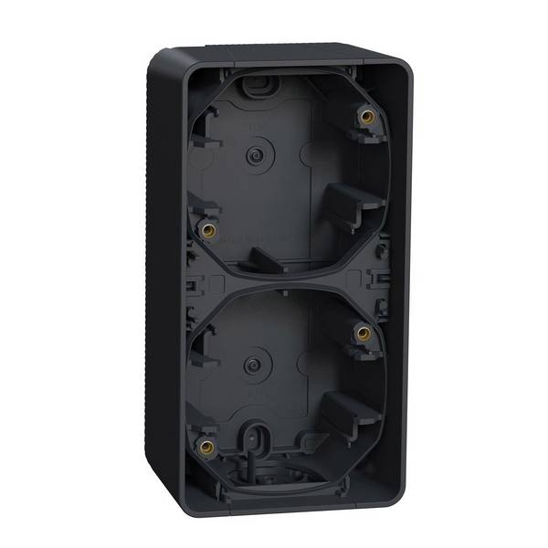 Schneider Electric Mureva Styl Abzweigdose, 2-fach, Polypropylen, 147mm, 54 mm IP55 SMD, 54 mm, Grau