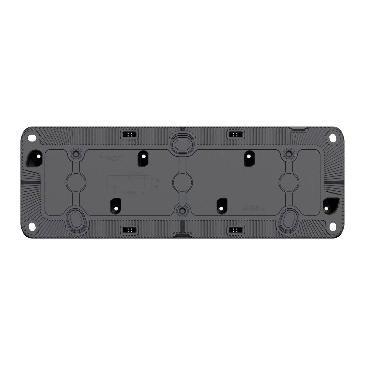 Schneider Electric Mureva Styl Abzweigdose, 3-fach, Polypropylen, 76mm, 54 mm IP55 SMD, 54 mm, Grau-4